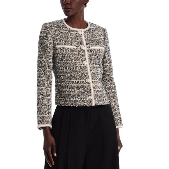 Elie Tahari Inara Tweed Jacket, size medium, brand new with tags. - Picture 5 of 8